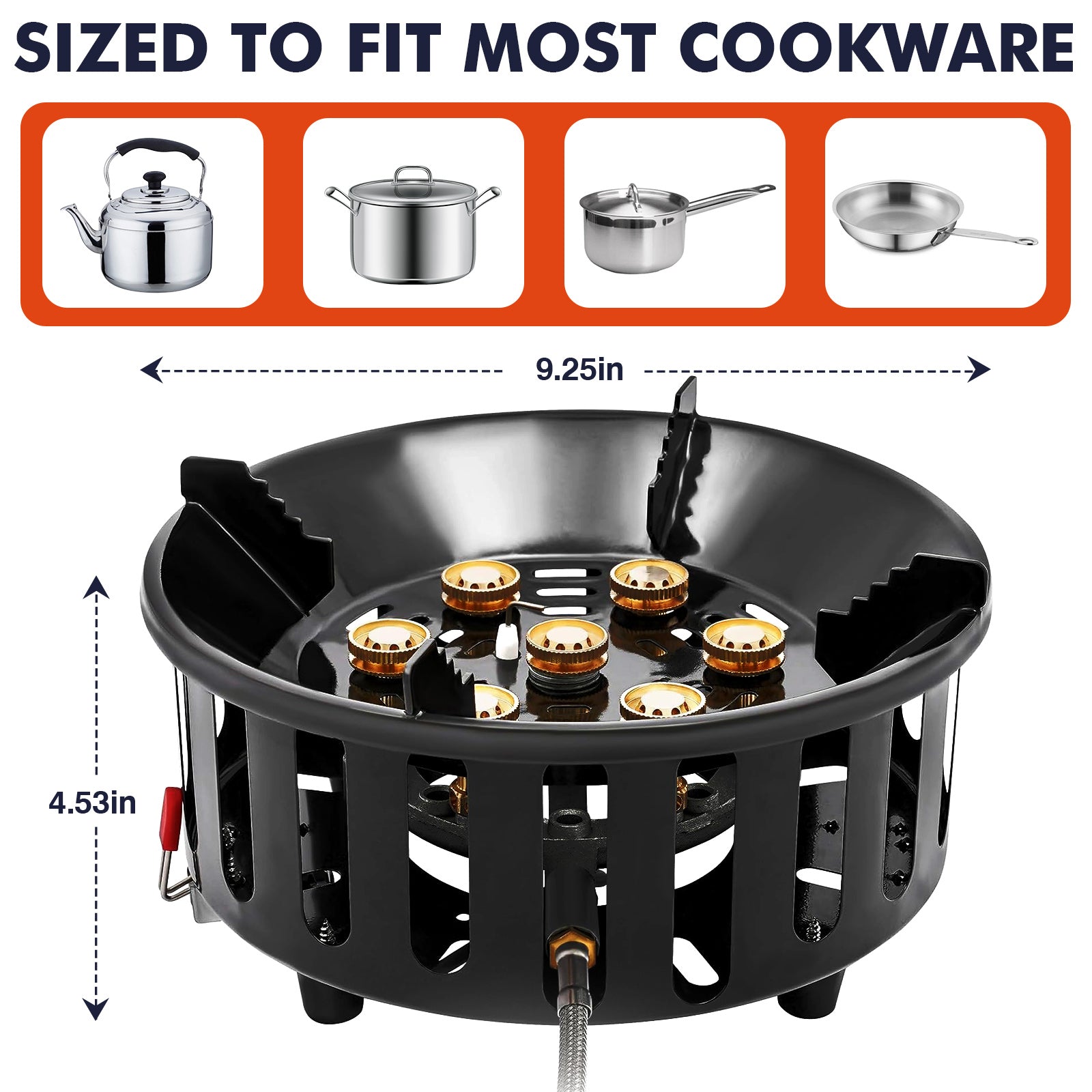 Frizi 9inch One Burner Camping Stove
