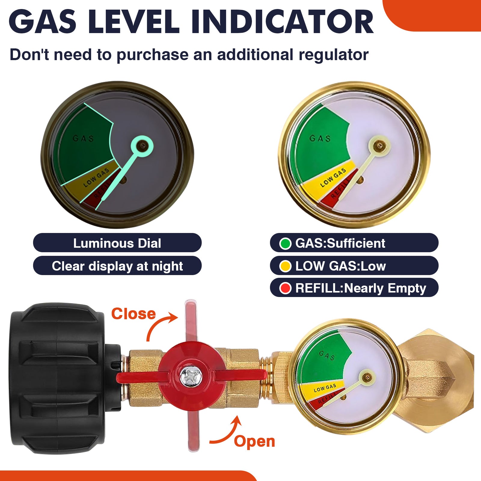 Frizi Propane Refill Adapter - 90° Elbow Connector