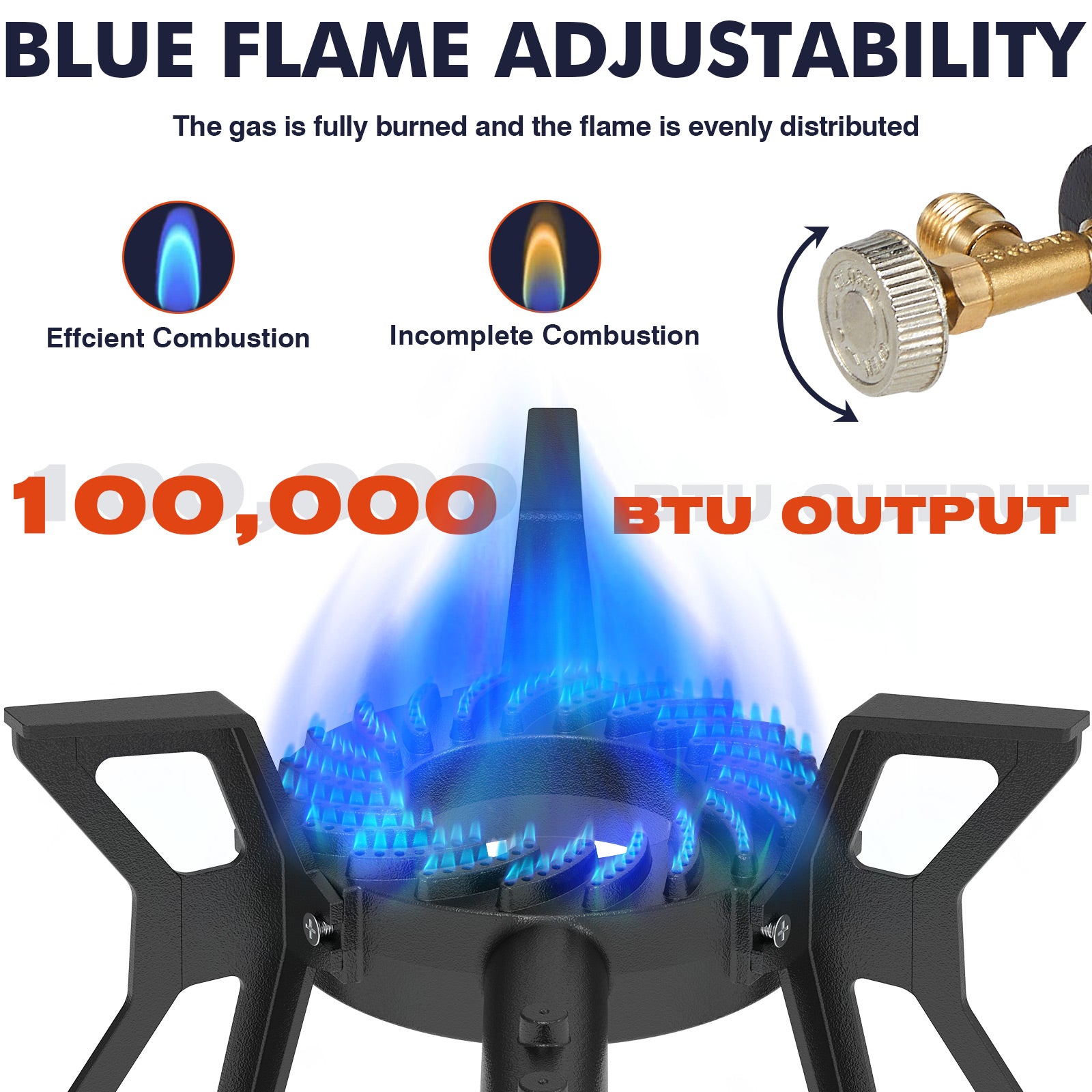 Frizi Portable Tripod Gas Burner Stove