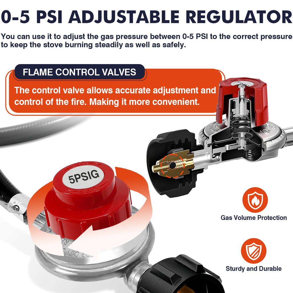 Frizi 1-Burner Propane Camping Stove - 10inch