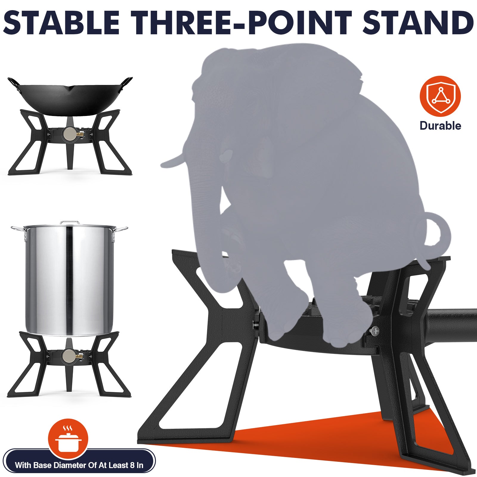 Frizi Portable Tripod Gas Burner Stove