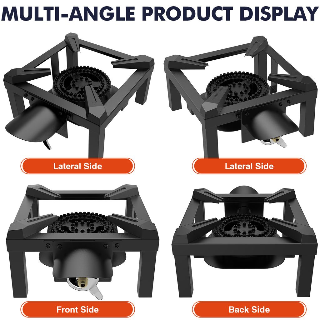 Frizi 1-Burner Propane Camping Stove - 10inch