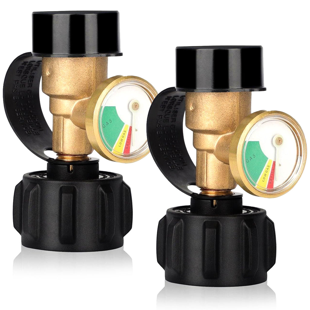 Frizi 2 PCS Propane Tank Gauge with Leak Detector