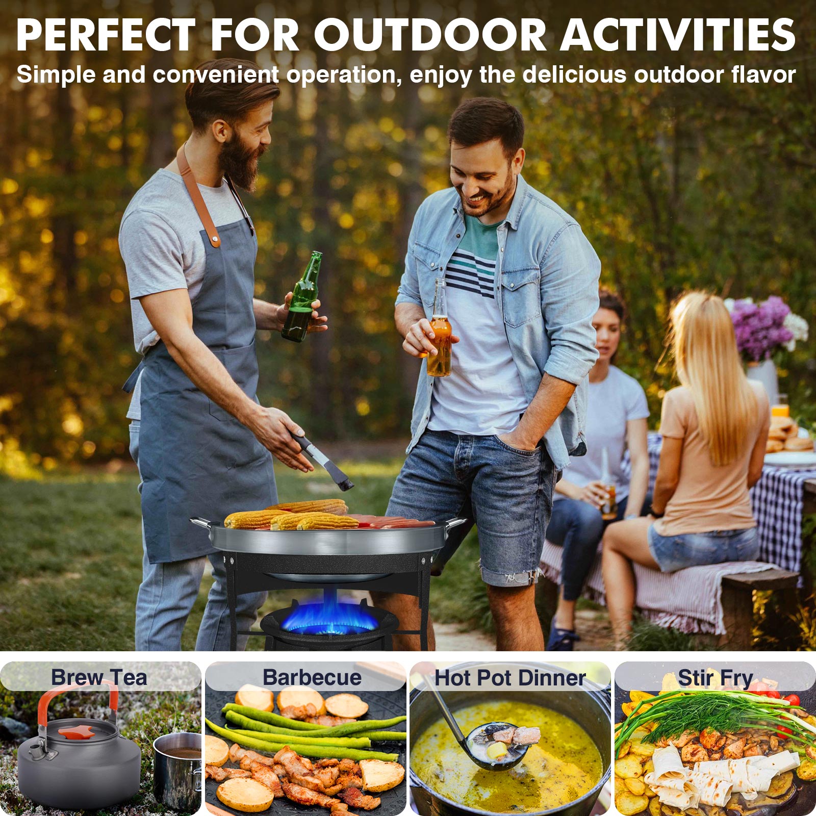 Frizi 1 Propane Burner Stove - 13inch