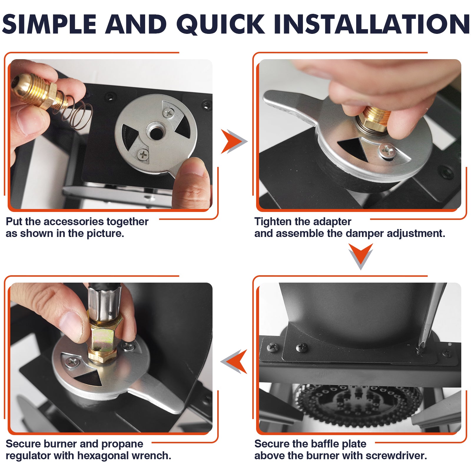Frizi 1-Burner Propane Camping Stove - 10inch