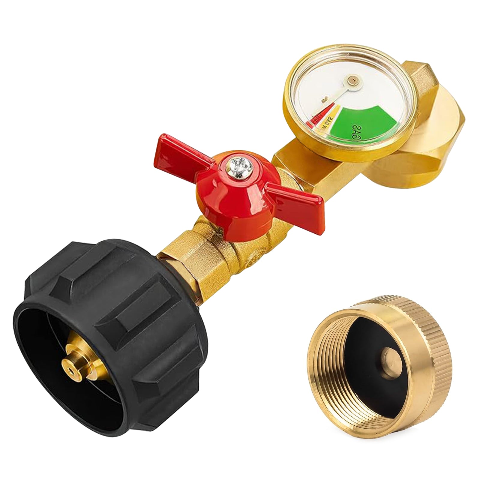 Frizi Propane Refill Adapter - 90° Elbow Connector