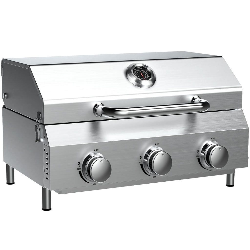 Frizi 3-Burner Tabletop Gas Grill
