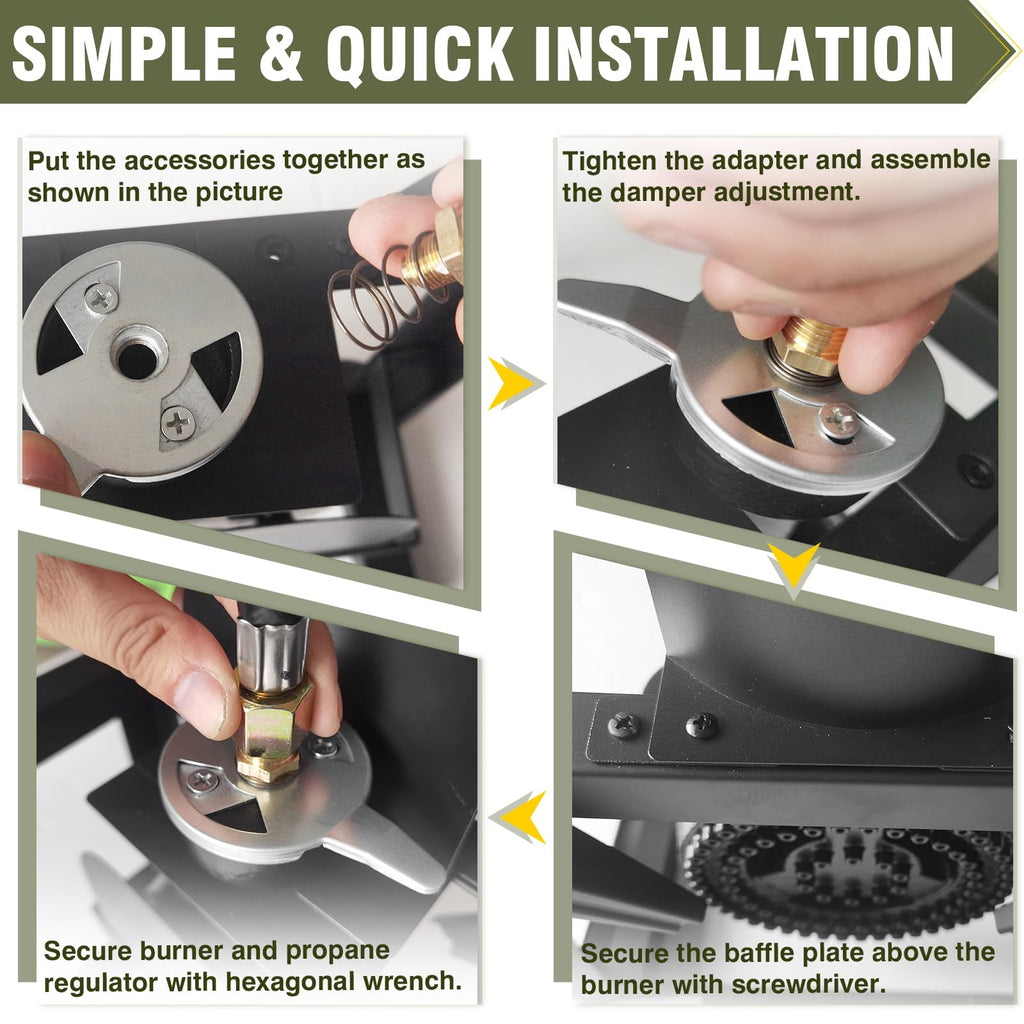 Frizi 300,000 BTU Double Propane Burner